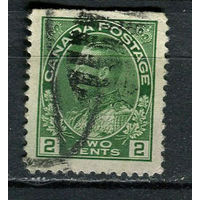 Канада - 1922/1925 - Король Георг V 2C - [Mi.106E] - 1 марка. Гашеная.  (Лот 44Gv)-T4P16