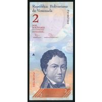 Венесуэла 2 боливара 2012 г. Р88e. Серия P. UNC