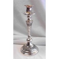 Подсвечник сервировочный 28,5 см Серебрение 01