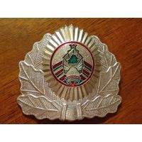 Кокарда МВД РБ серебристая