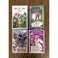 Карты игральные. Серия футбол. 4 колоды