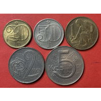 Чехословакия 5 монет