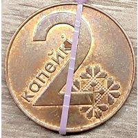 2 копейки 2009 РБ Несоосность аверса и реверса с начинающимся расколом