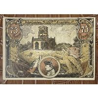 Нодгельд 75 пфеннигов 1922 год. Хоэнфридеберг. Веймарская республика