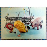Открытка, чистая, худ. Е. Аскинази, 1968г