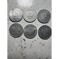 10 грошей Польши 1963-76 годов.