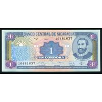 Никарагуа 1 кордоба 1990 г. P173(1). Серия A. UNC
