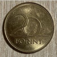 Монета 20 форинтов 2018 год. Венгрия