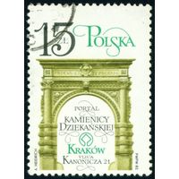 Реставрация памятников архитектуры в Кракове Польша 1982 год 1 марка