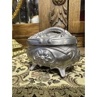 Старинная тяжелая шкатулка, клеймо, Европа, много лотов с рубля