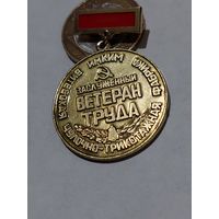 Значок " Заслуженный ветеран труда  "