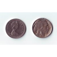 5 центов 1937 США, 5 центов 1979 Канада