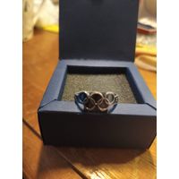 Серебряное кольцо Олимпиада-80.