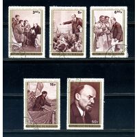 Марки Бурунди серия 100 лет со дня рождения Ленина