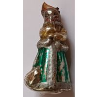 Очень редкая ёлочная игрушка " Лиса Патрикеевна". СССР. В реставрацию. Все лоты с 1 рубля!