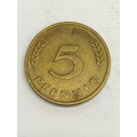 Германия 5 пфенинг 1987 D