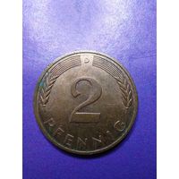 2 пфеннинга ФРГ 1991 D