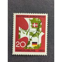 Германия 1963. Открытие прямой линии до Копенгагена. Полная серия