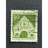 Германия 1966. Здания Германии 12 века. Нордер Гейт, Фленсбург / Шлезвиг