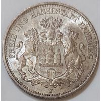 2 марки 1900 Гамбург. Редкий год!!!
