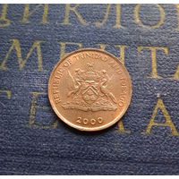1 цент 2000 Тринидад и Тобаго #01 AU