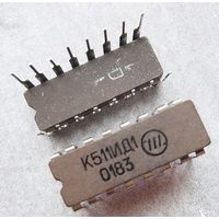 К511ИД1 Логическая микросхема. Дешифратор двоично-десятичного кода в десятичный