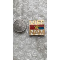 Значок Вьетнам, тяжелый, без замка