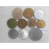 10 разных монет Сербии и Югославии лот 2