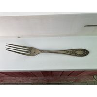 Новогодняя распродажа !Вилка мельхеор с интересным клеймом ГЛАВДОРРЕСТОРАН