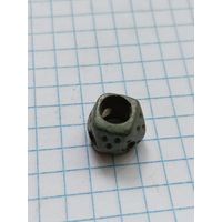 Старая бусина. Металл. Сохран.