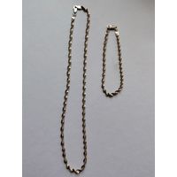 Серебряный комплект Италия