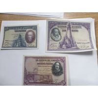 25+50+100 песет 1928 года, Испания