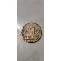 Перу 10 сентимос 2019