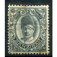 Британские колонии - Султанат Занзибар - 1908/09г. - султан Али ибн Хамуд, 75 с - 1 марка - гашёная [Mi 96]. #4-B5-114-A-1
