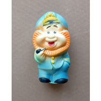 Морской капитан с курительной трубкой (морячок, морской волк, рыжая борода, курильщик)