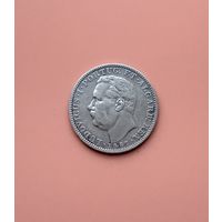 Португальская Индия. 1 рупия 1882 г. Серебро 0.917. Нечастое состояние для этой монеты