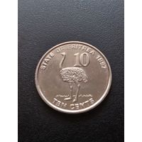 Эритрея 10 центов 1997 г.