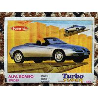 Вкладыш Turbo (Турбо) Super (серия 471-540, Супер), номер 488, Alfa Romeo Spider. #2. Возможен небольшой торг.