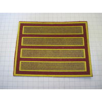 Нашивка-годичка с рубля!