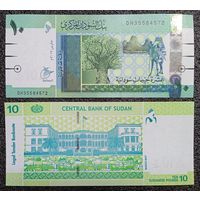 10 фунтов Судан 2017 г. UNC
