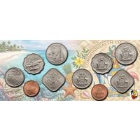 Багамские острова набор монет 1, 5, 10, 15, 25 центов, UNC. Багамы. Сторгуй за свою цену, предложи обмен!
