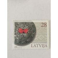 Награды - Брошь и шерстяной платок, Южная Курземе (XIII-XIX вв.)