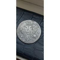 Рубль 1733 с подвеса.