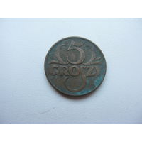 Польша 5 грошей 1930 г.