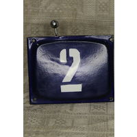 Ретро табличка на дом из 50-х номер-"2"