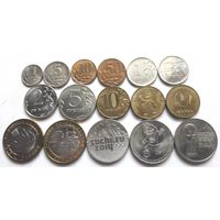 Монеты РФ (для оборота и юбилейные). UNC