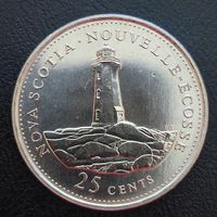 Канада 25 центов 1992, 125 лет конфедерации Новая Скотия Шотландия (1.7.9).