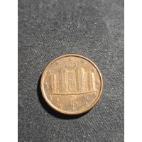 Италия 1 евроцент 2013