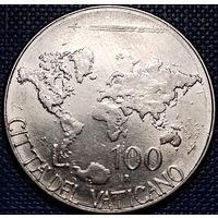 Ватикан 100 лир 1985 г.