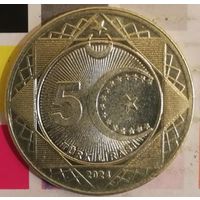 Турция 5 лир 2024